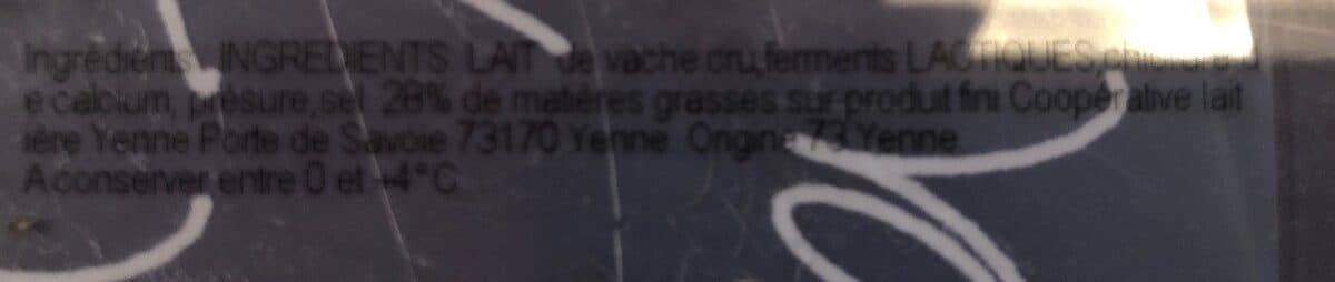 Open Food Facts Tomme de Savoir packshot