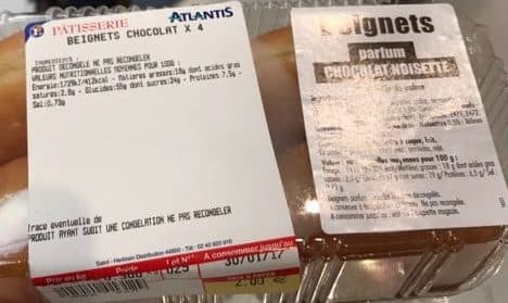 Leclerc Beignets parfum chocolat noisette - Leclerc Atlantis packshot