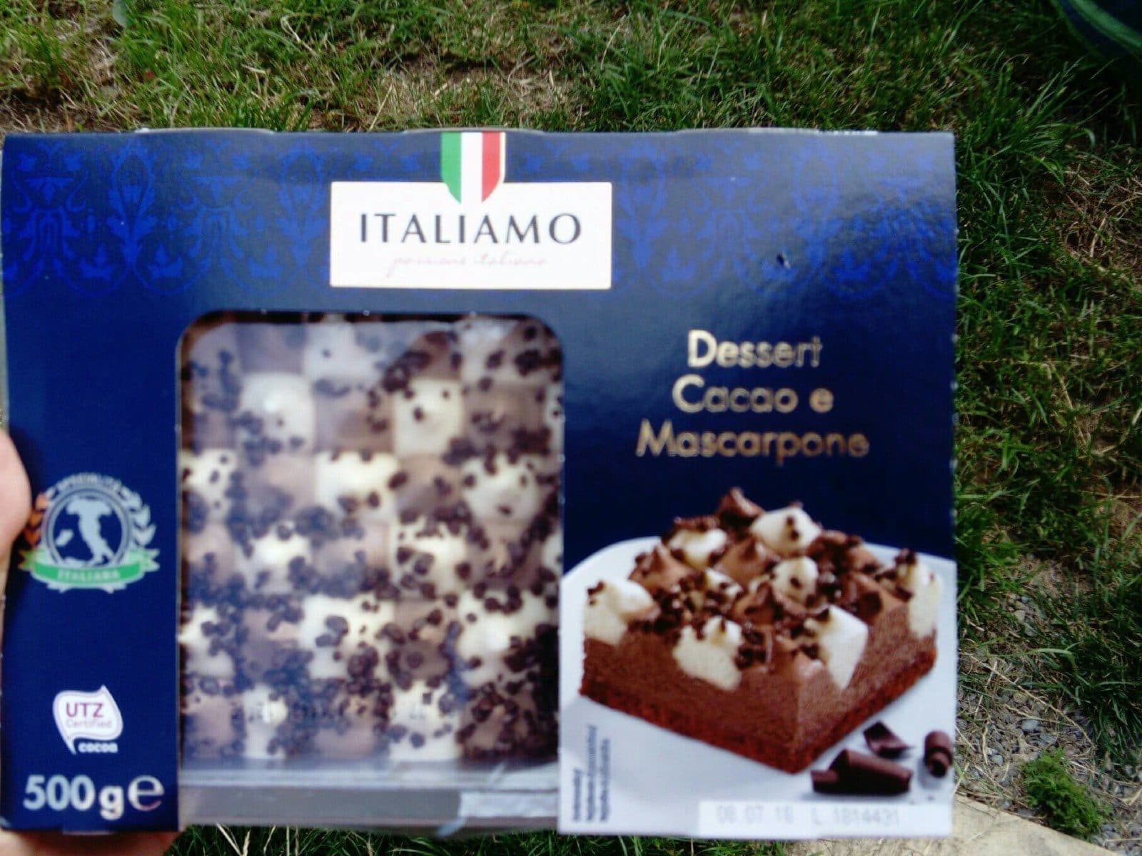 Open Food Facts Dessert cacao e mascarpone packshot