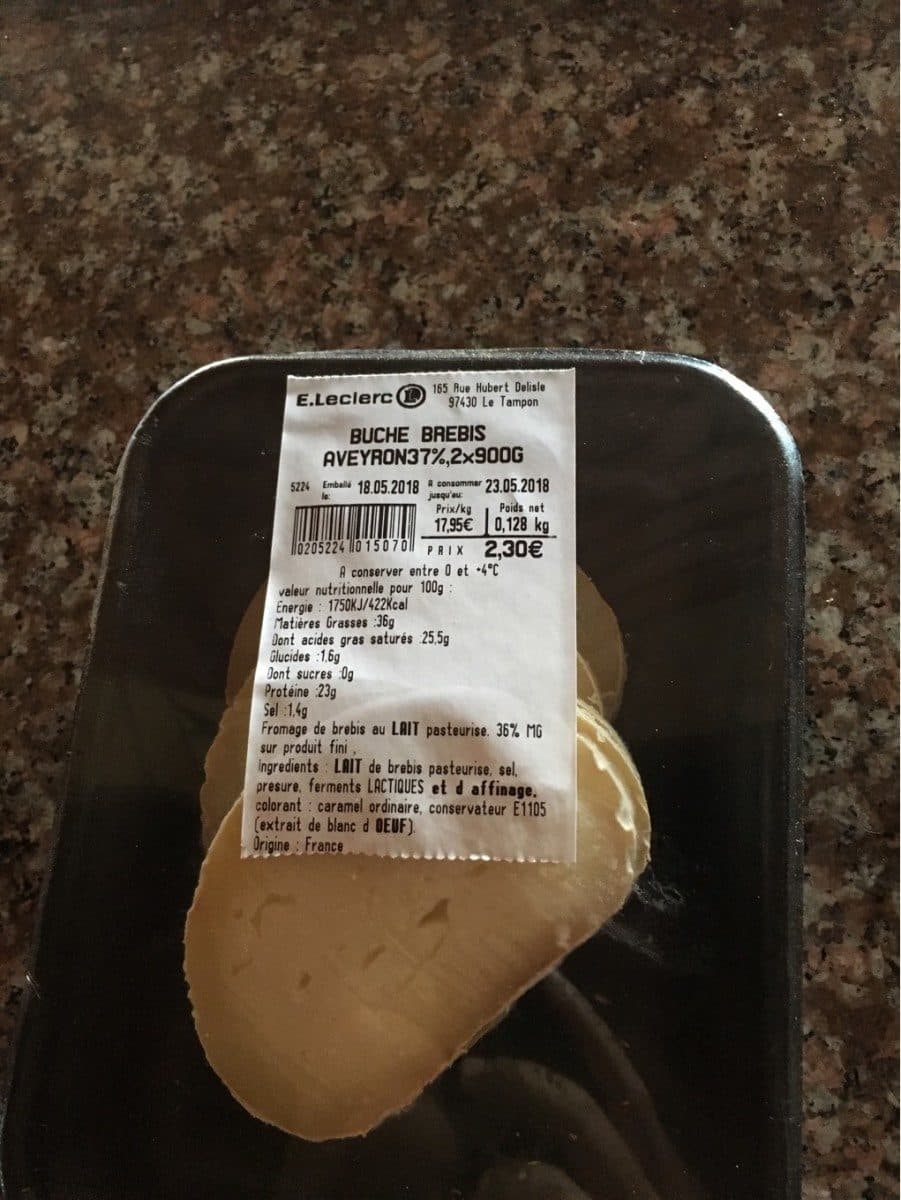 Open Food Facts Buche brebis packshot