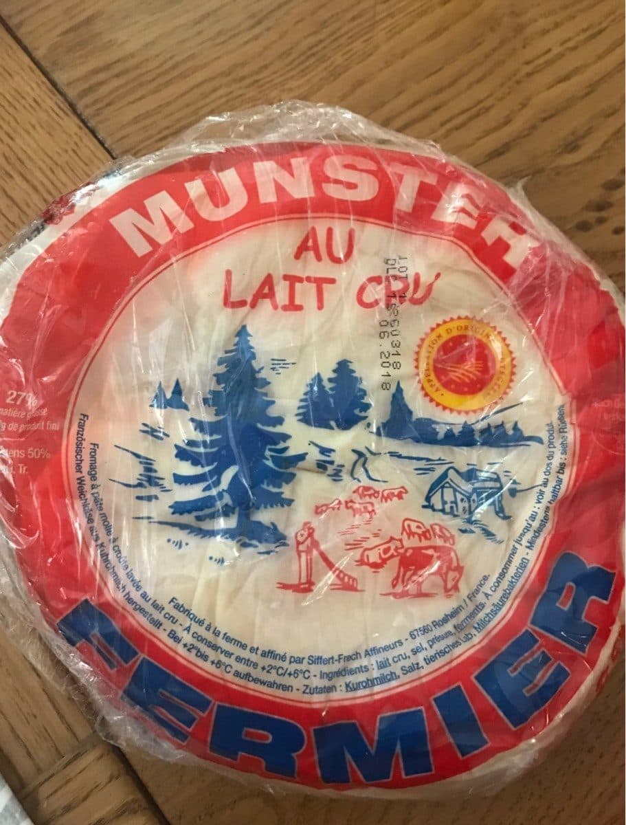 Siffert-Frech Munster fermier au lait cru packshot