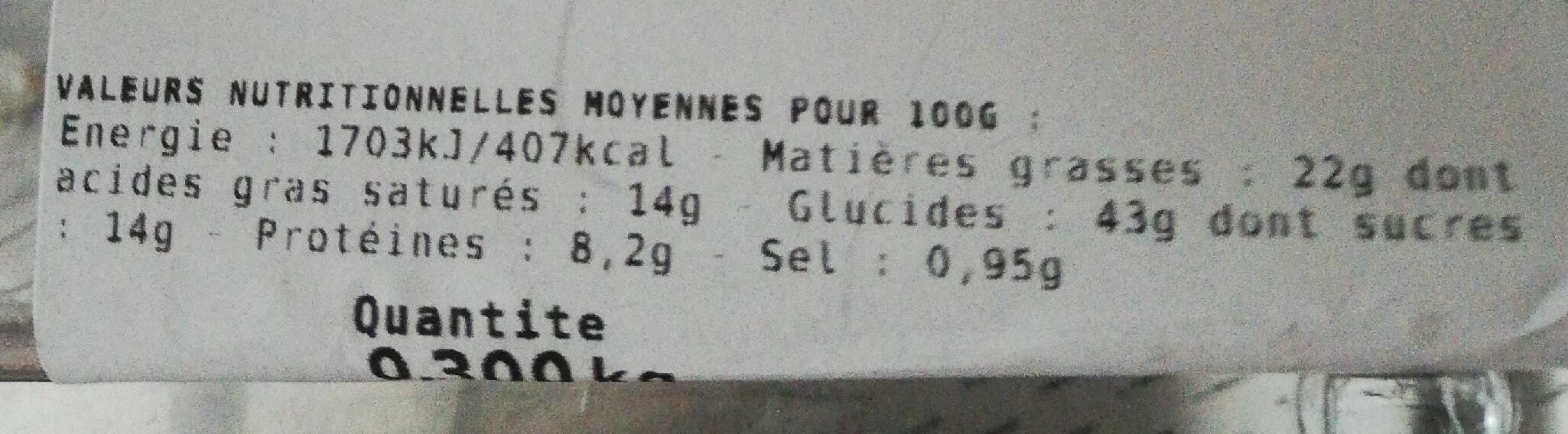 Open Food Facts Pain chocolat au beurre aopx4 packshot