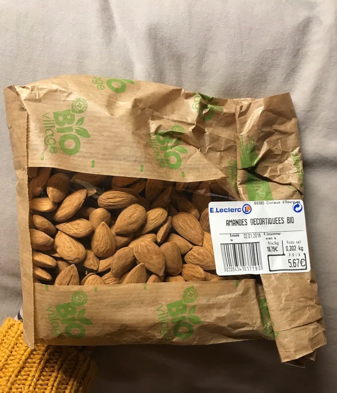 E.Leclerc Amandes decortiquées packshot