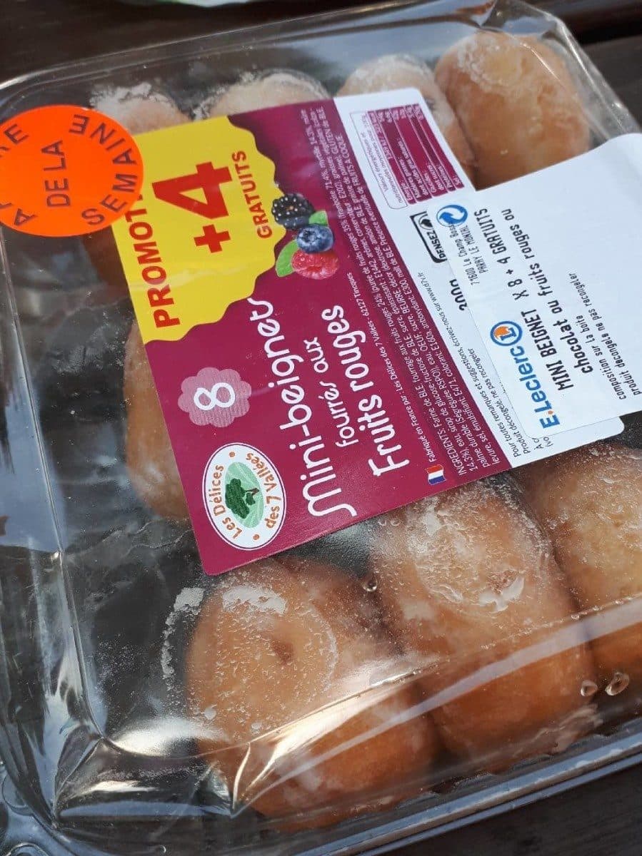 Open Food Facts Mini-beignet fourrés aux fruits rouges packshot