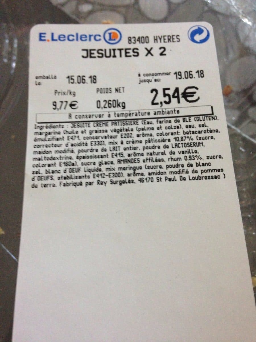 E.Leclerc Jesuites packshot
