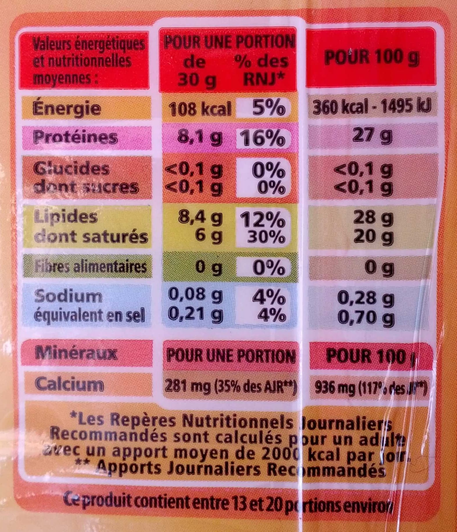 Casino Emmental français packshot