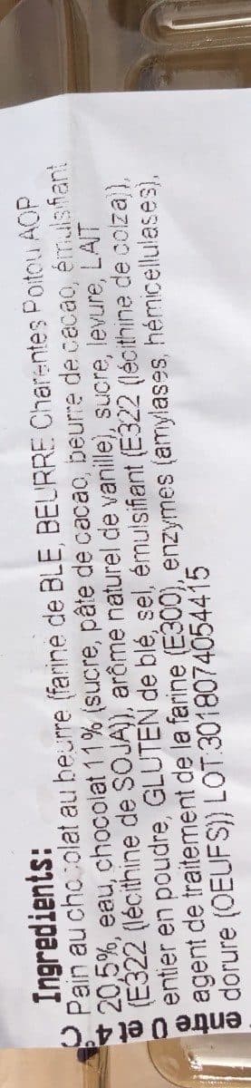 Open Food Facts Chocolatine packshot