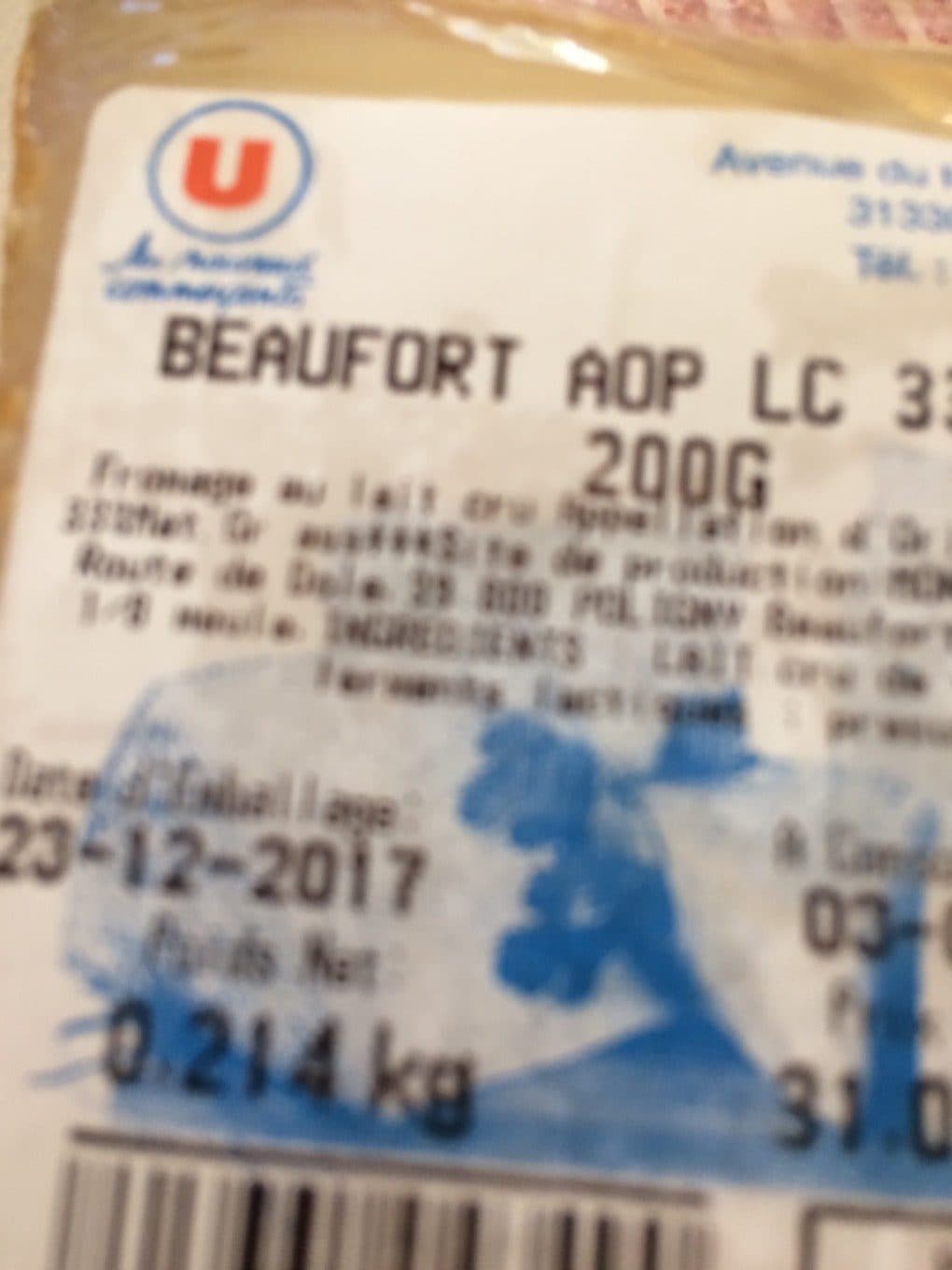 U Beaufort packshot