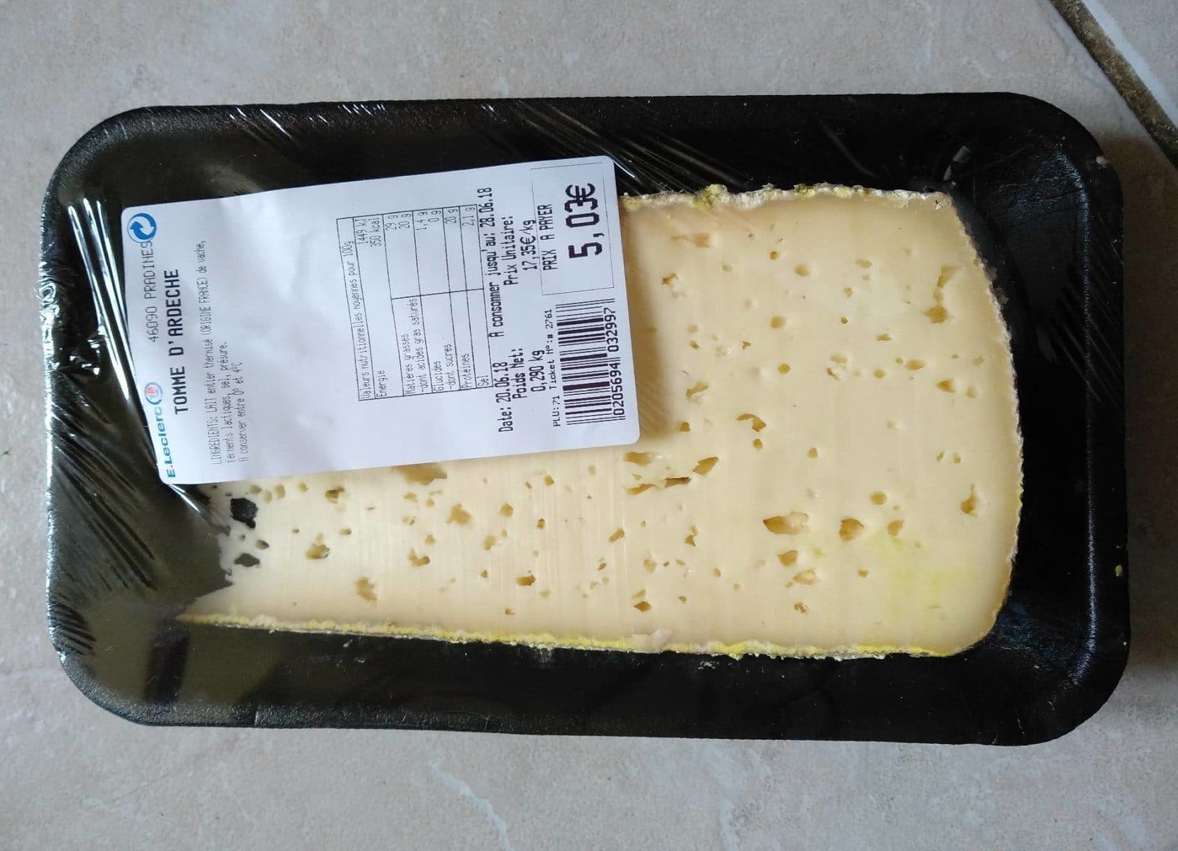 Open Food Facts Tome d'Ardèche packshot