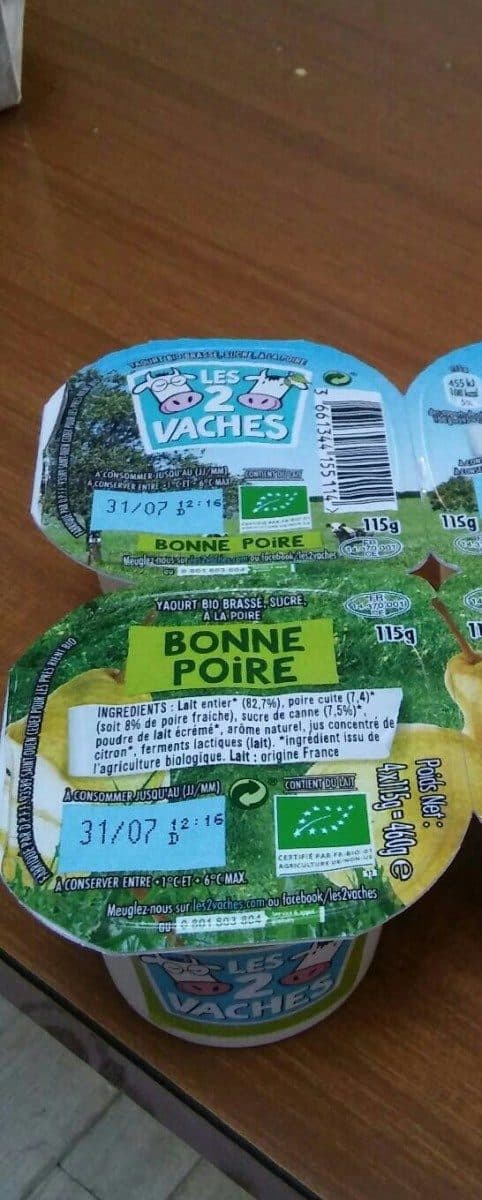 Open Food Facts Bonne poire packshot