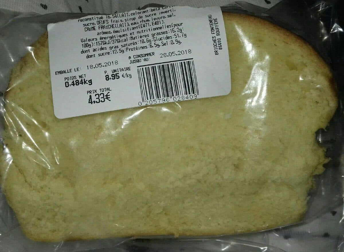 Open Food Facts Brioche packshot