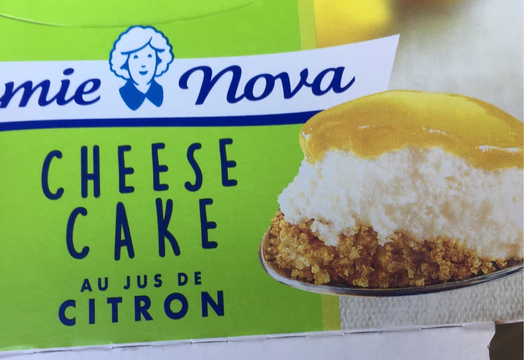 Open Food Facts Cheesecake citron packshot