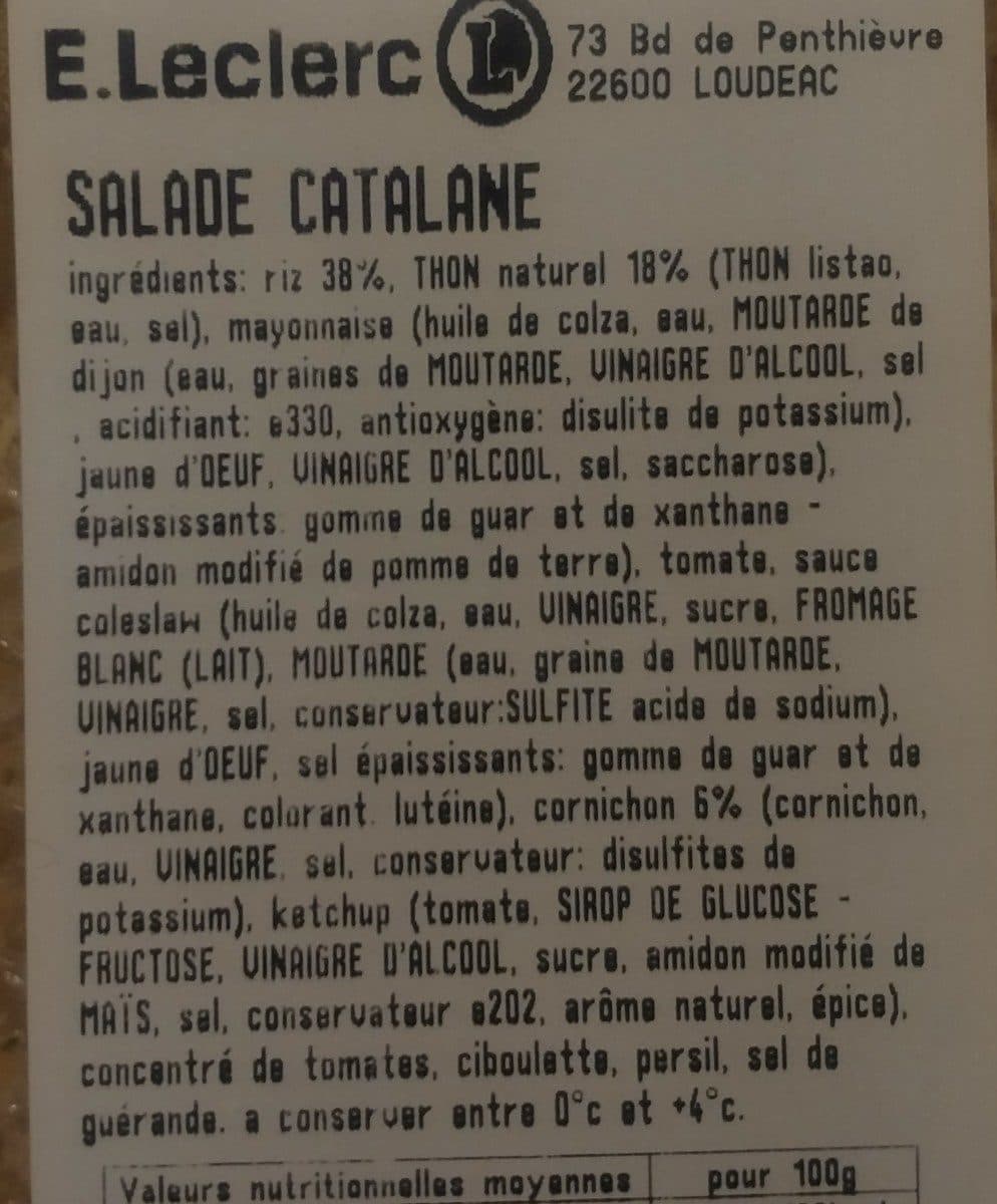 Open Food Facts Salade catalane packshot