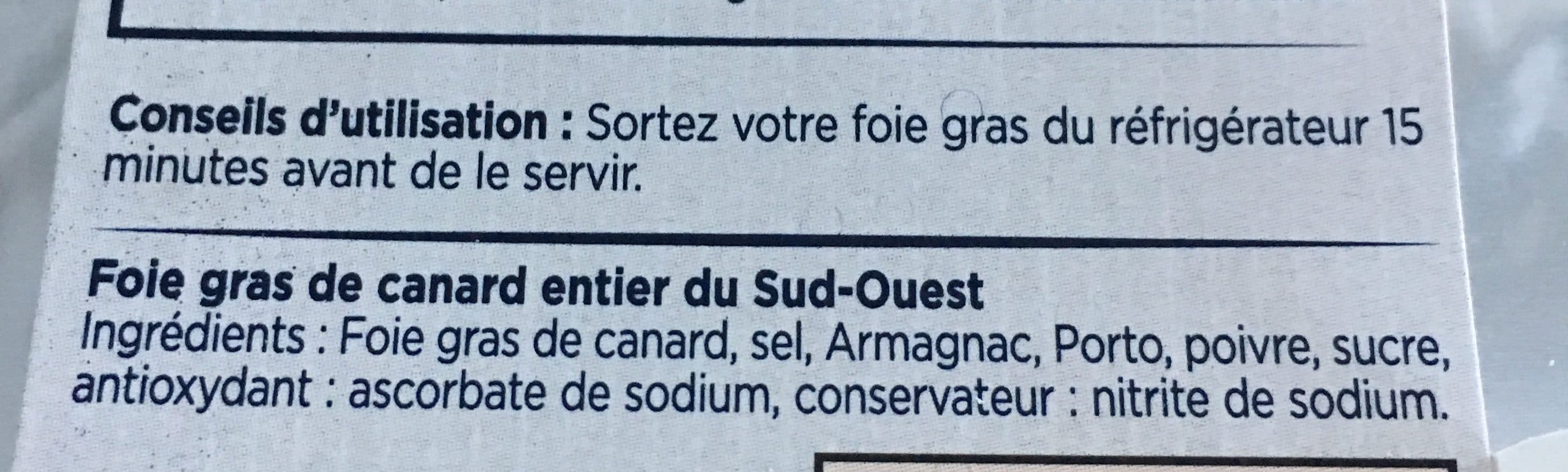 Montfort Foie gras canard entier sud est packshot