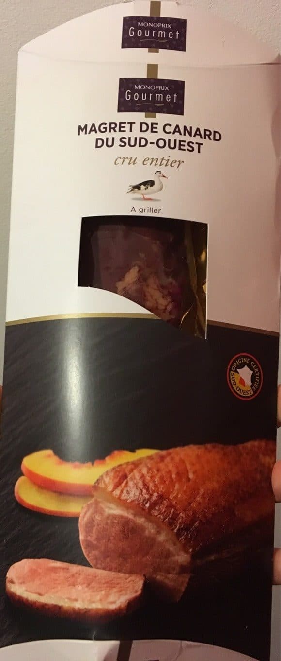 Monoprix Gourmet Magret de canard du sud ouest packshot