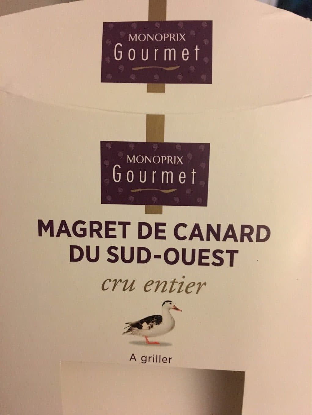 Monoprix Magret de canard packshot