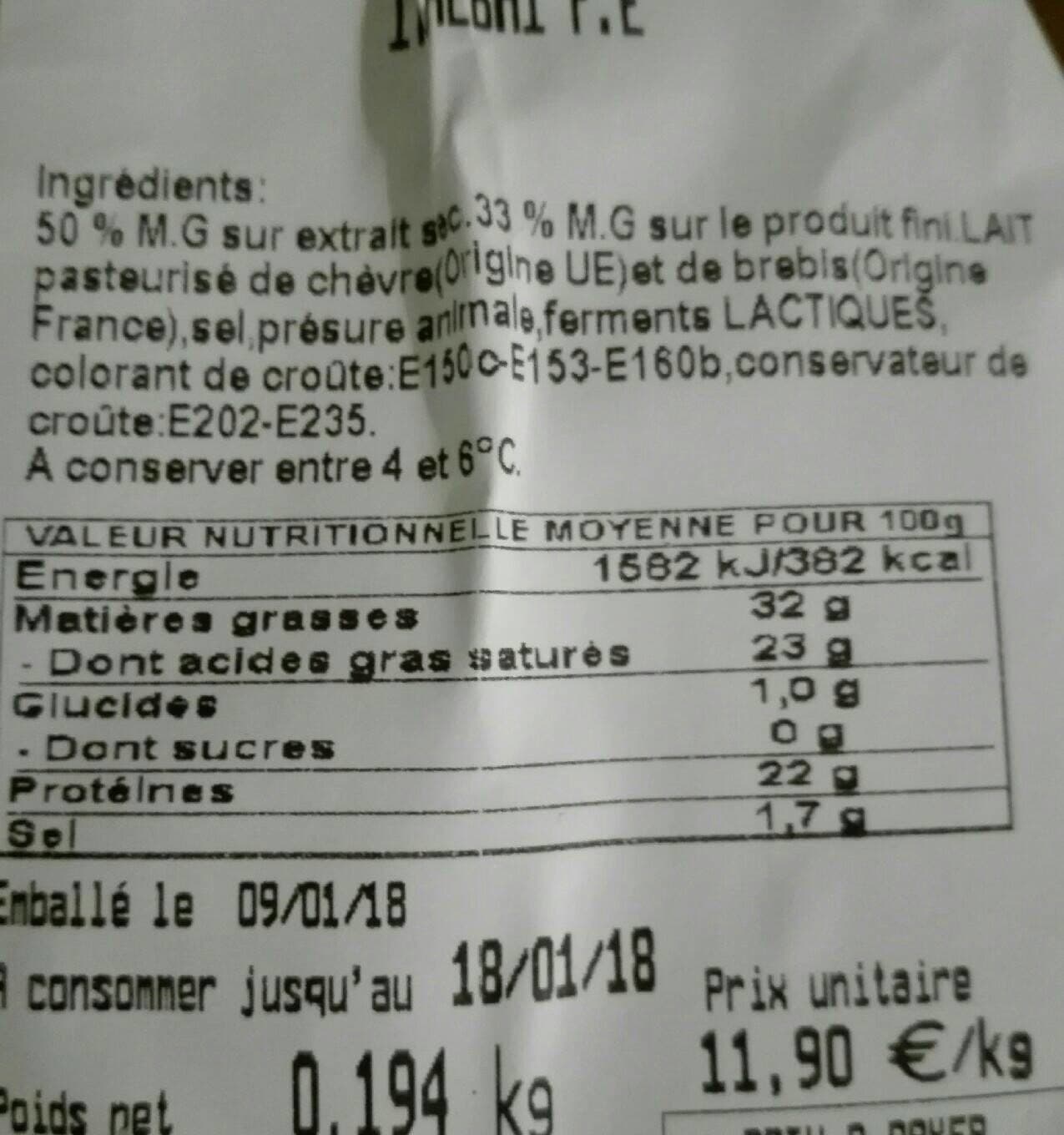 Leclerc Fromager Itchebaï packshot
