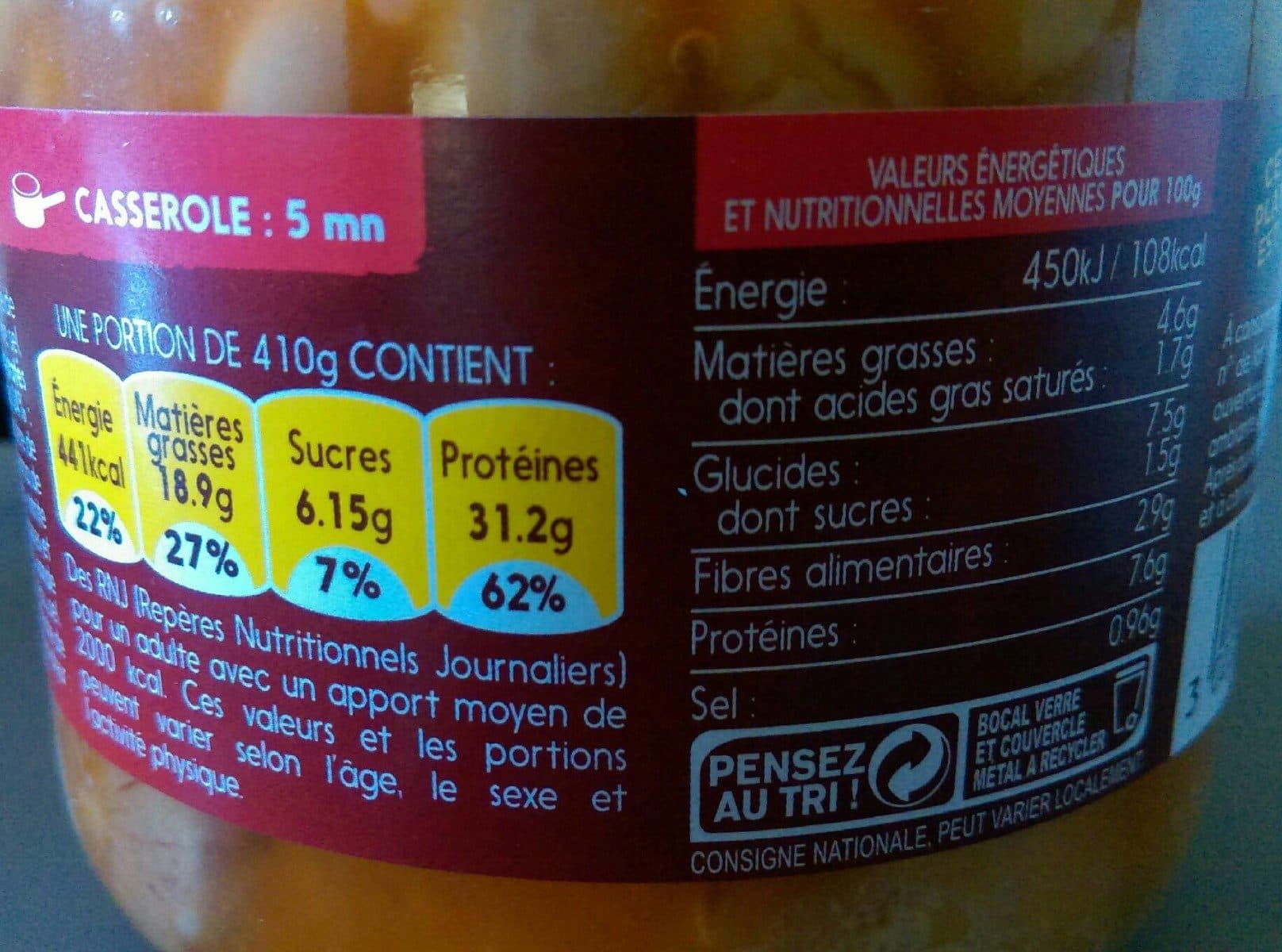 Open Food Facts Cassoulet pur porc packshot