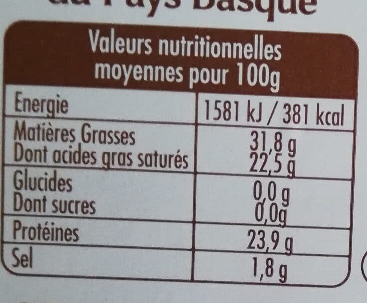 Istara La Tomme du Pays Basque packshot