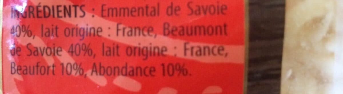 Open Food Facts Fondue savoyarde packshot