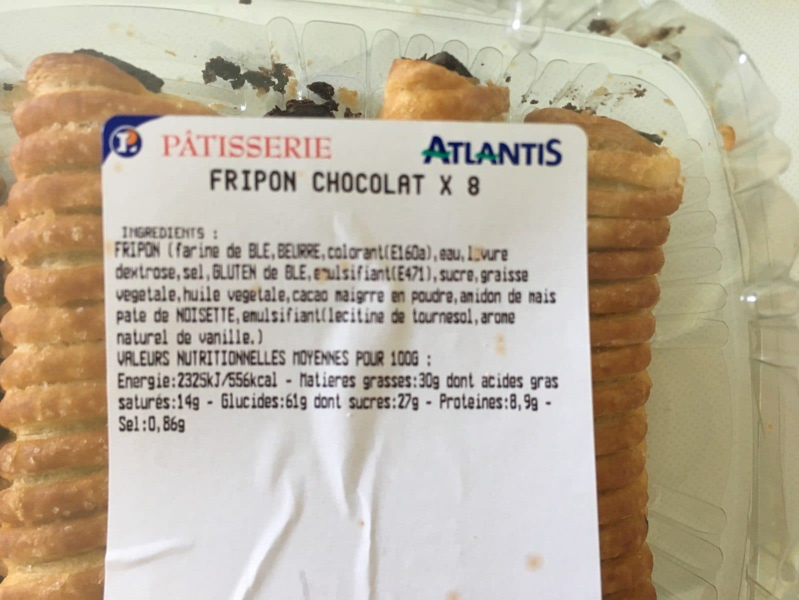 Open Food Facts Fripon chocolat x 8 packshot