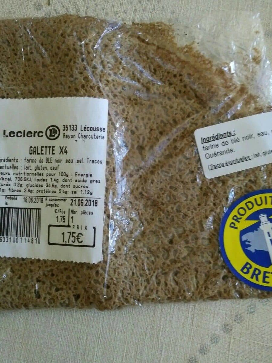 Open Food Facts Galette packshot
