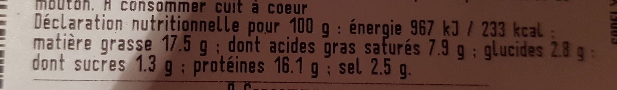 Open Food Facts Merguez 6 pièces packshot