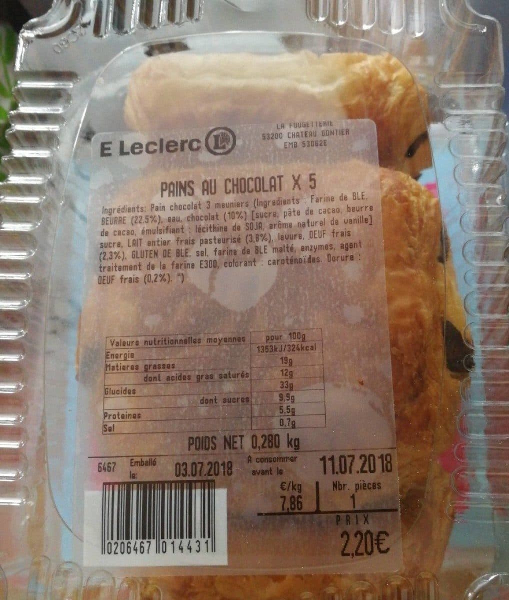 Open Food Facts Pains au chocolat packshot