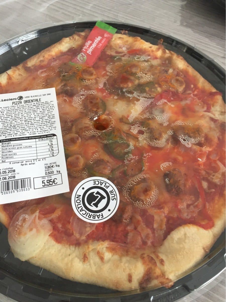 Open Food Facts Pizza orientale packshot