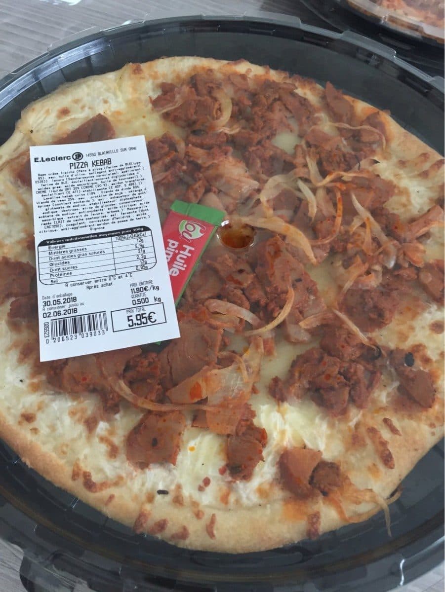 E.Leclerc Pizza kebab packshot