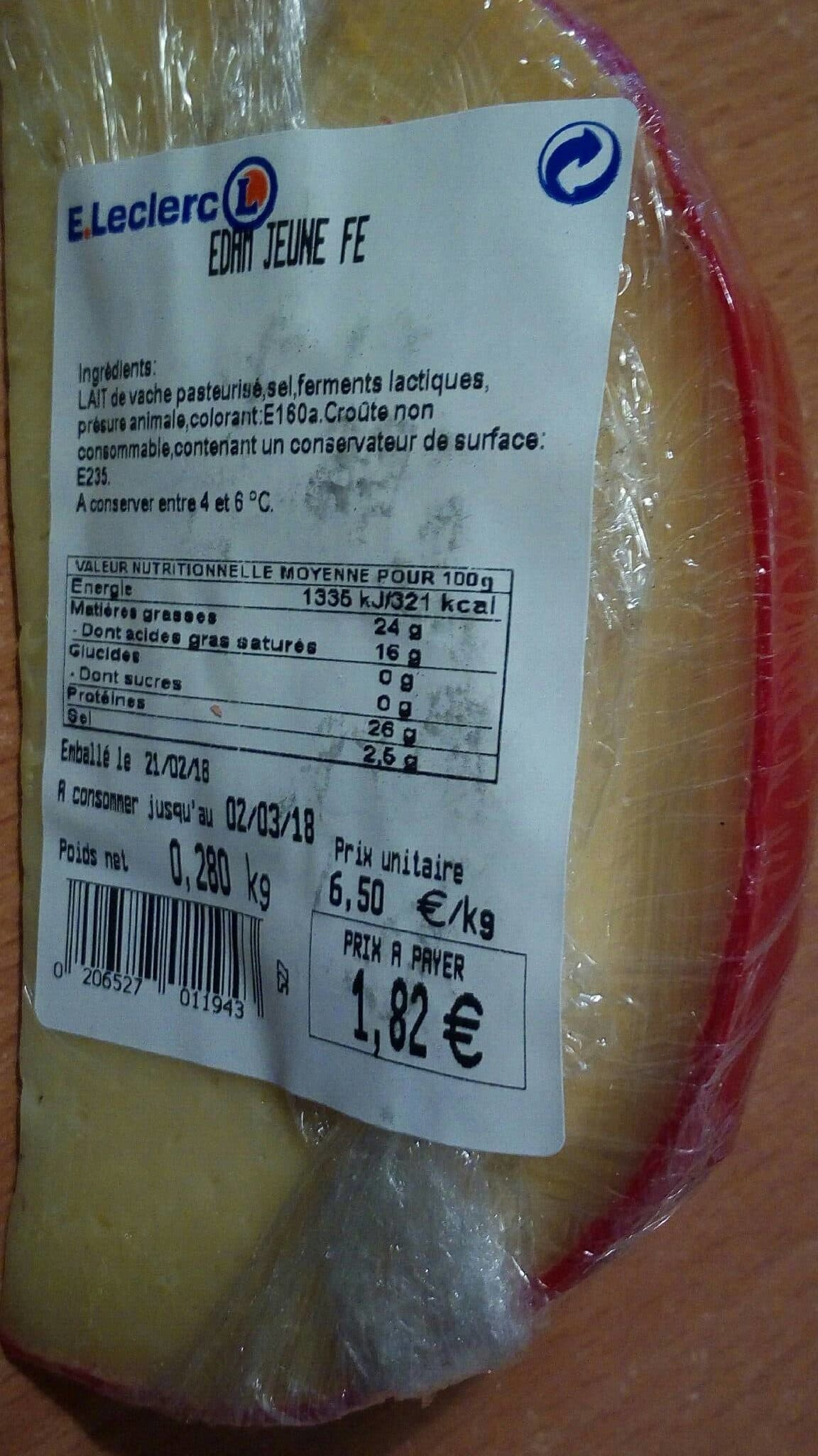 Edam Edam jeune FE packshot
