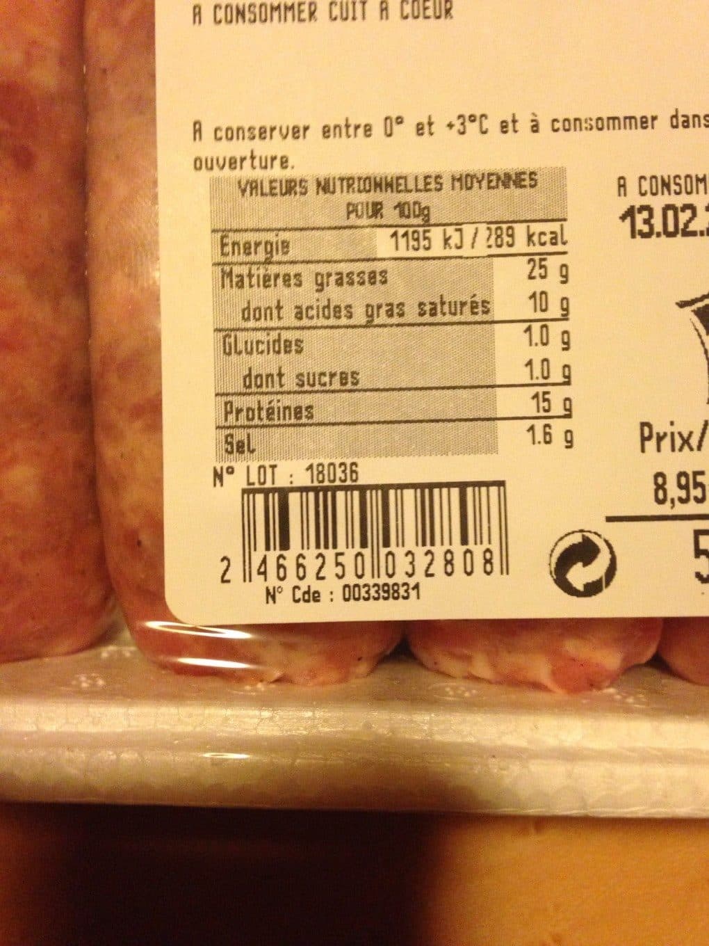 Les Gorronnaises Saucisse packshot