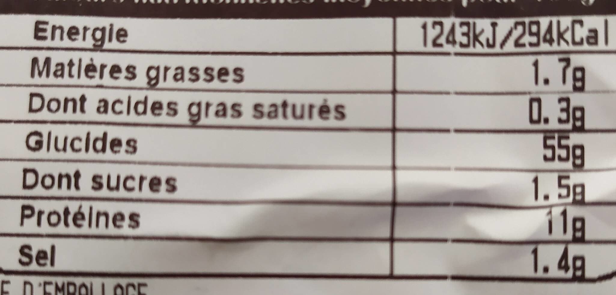 Open Food Facts Pain complet packshot