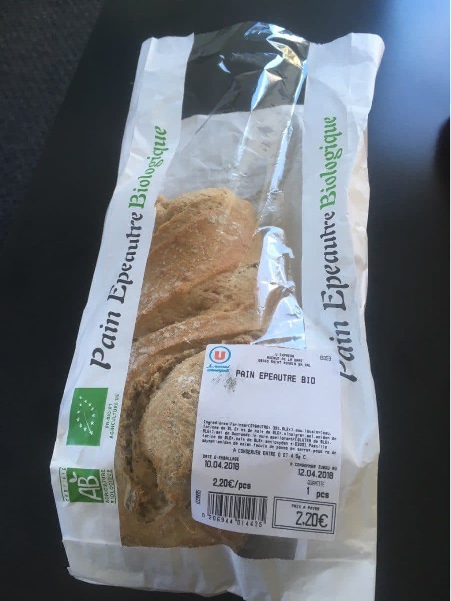 Open Food Facts Pain Epeautre bio packshot