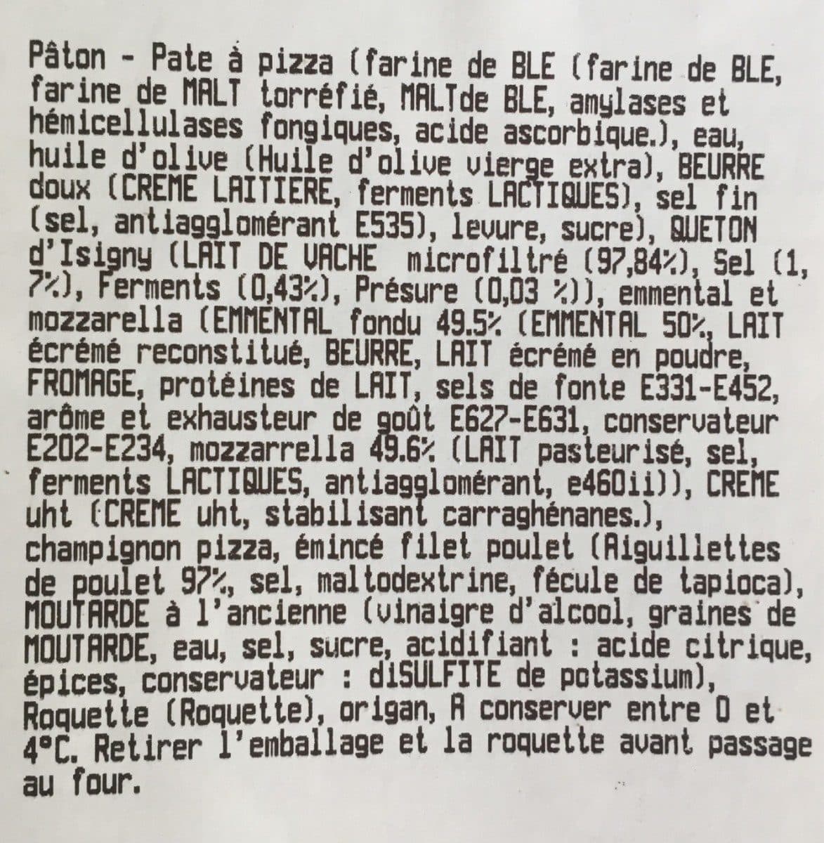 Leclerc pizza fermiere leclerc packshot