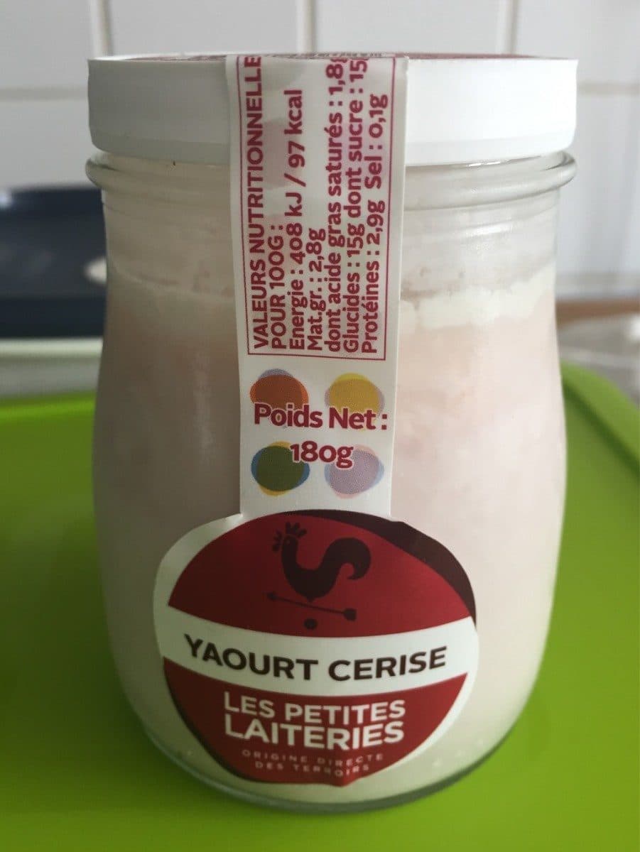 Open Food Facts Yaourt cerise packshot