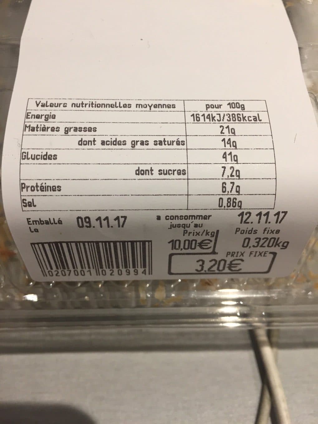 Leclerc Croissant pur beurre packshot