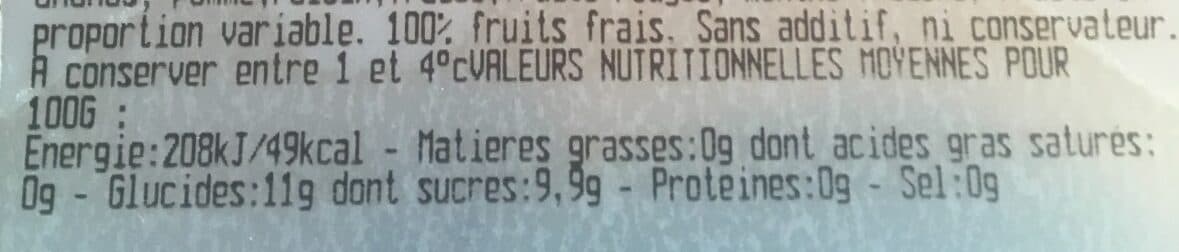 Eleclerc Salade Fruits Saladier packshot