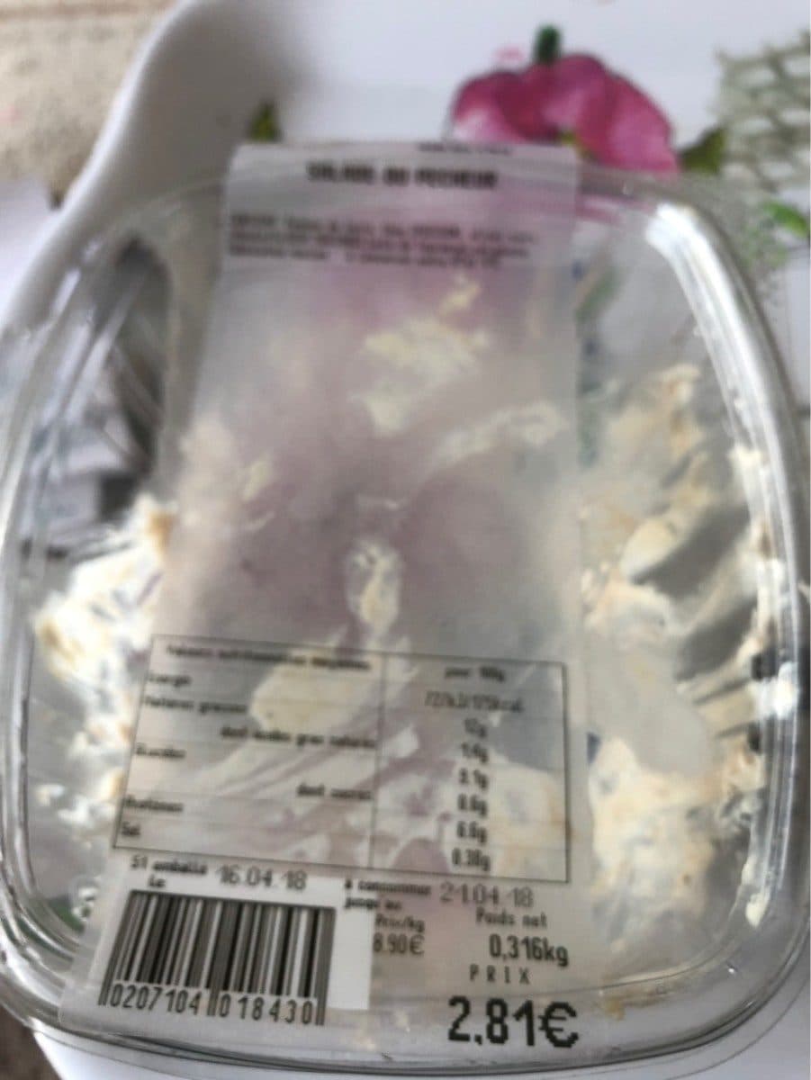 Open Food Facts Salade du pêcheur packshot
