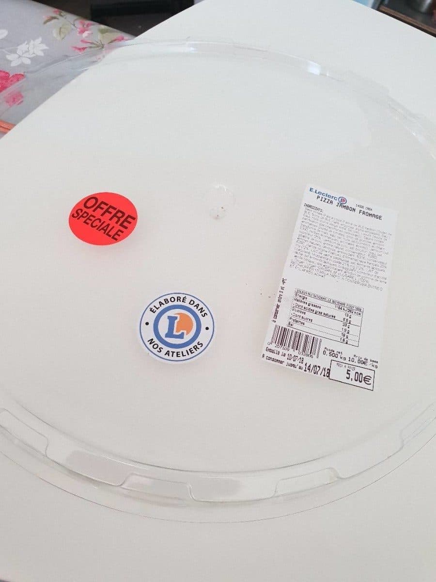 Open Food Facts Pizza Jambon-Fromage packshot