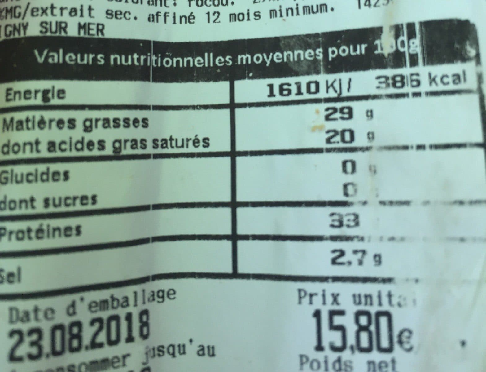 Open Food Facts Mimolette vieille packshot
