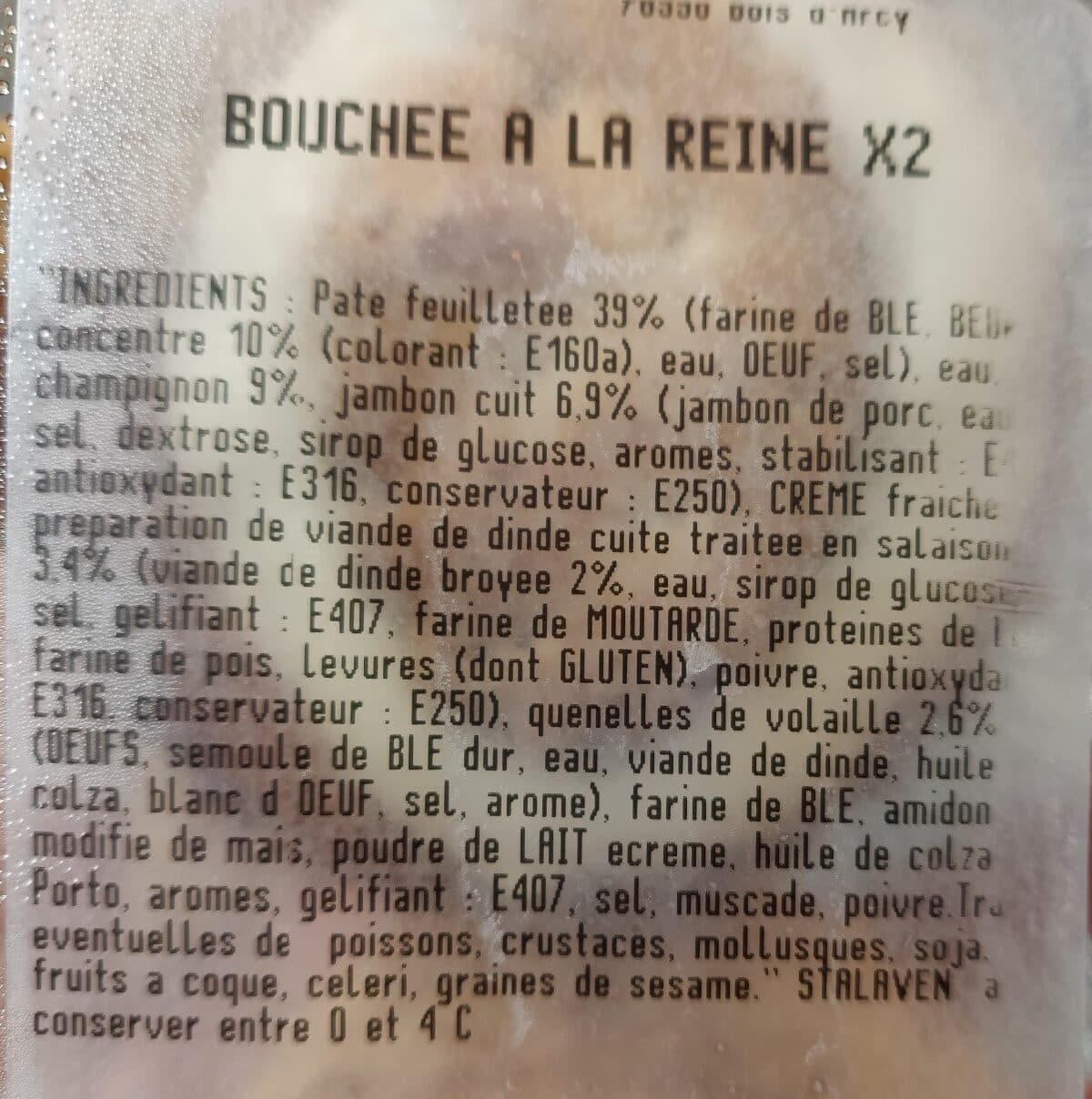 Open Food Facts Bouchée à la reine packshot