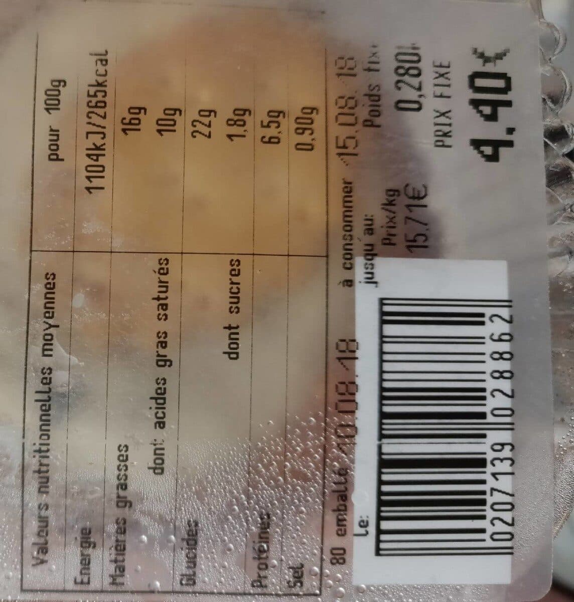 Open Food Facts Bouchée à la reine packshot