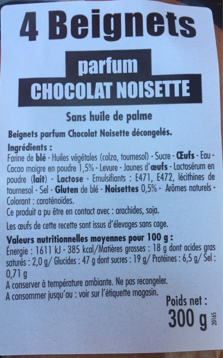 Open Food Facts Beignets choco x4 packshot