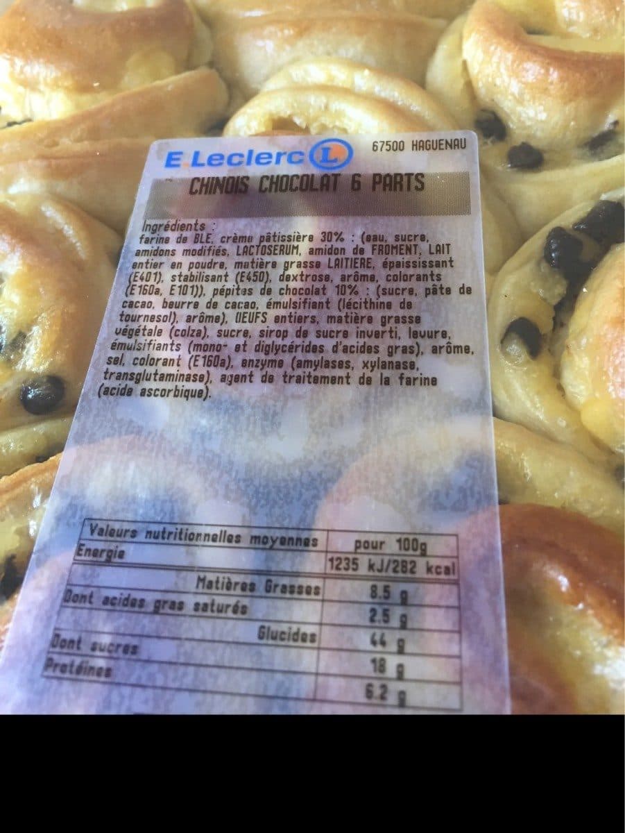 Open Food Facts Chinois chocolat packshot