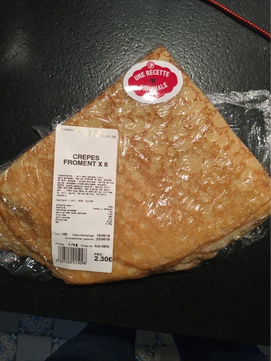 Open Food Facts Crepes froment packshot