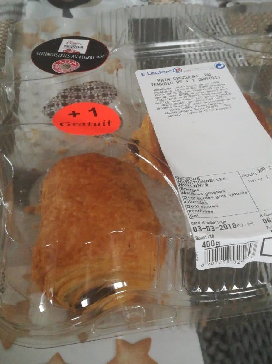 E.Leclerc Pain au chocolat du terroir packshot