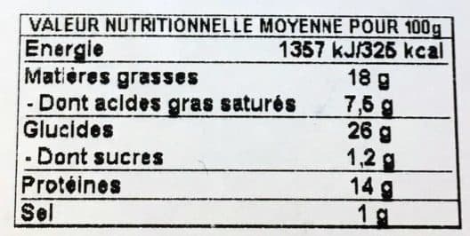 Leclerc Pizza Montagnarde packshot