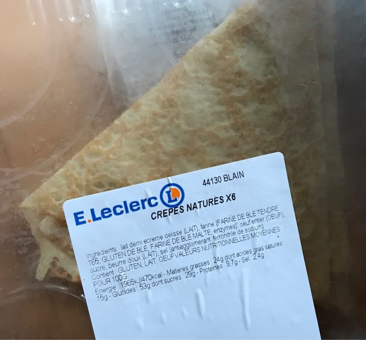 Open Food Facts Crepes natures packshot