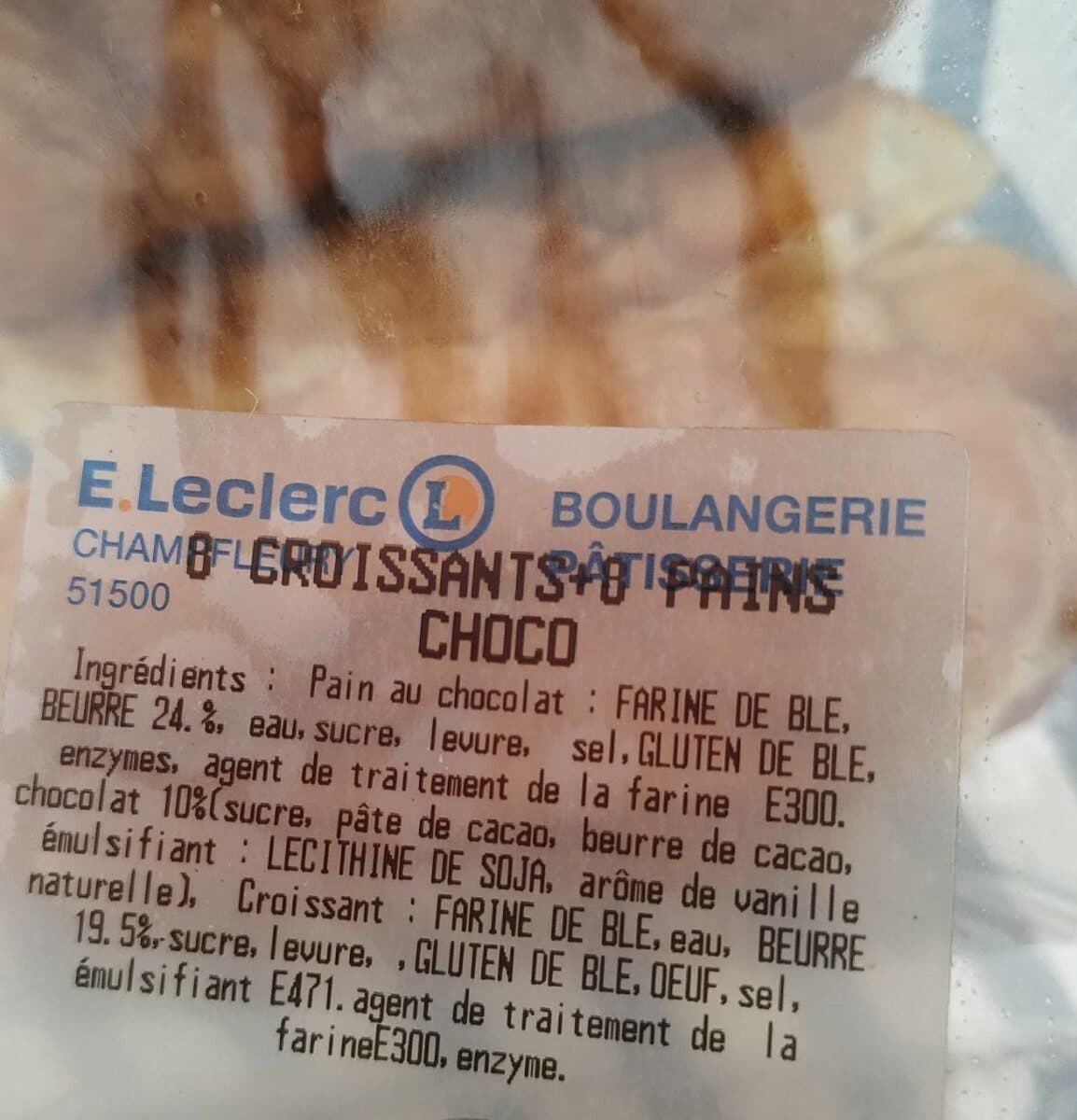 Leclerc Croissans & Pain au chocolat packshot